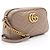 Bolso pequeño GG Marmont de piel matelassé Gucci Castaño Beige - vista 2