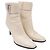 Botines de tacón Alix de 3.1 Phillip Lim en cuero crema Blanco Crudo - vista 3