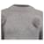 Tibi Strickpullover mit Pelz-Pompons aus grauer Alpaka-Wolle - Ansicht 2