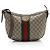 Borsa a tracolla media Gucci GG Supreme Ophidia Marrone Beige
