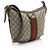 Borsa a tracolla media Gucci GG Supreme Ophidia Marrone Beige - vista 2