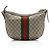 Borsa a tracolla media Gucci GG Supreme Ophidia Marrone Beige - vista 3