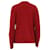 Autre Marque LouLou Studio Safi Pullover aus rotem Kaschmir  - Ansicht 4