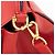 Borsa Satchel Double V Louis Vuitton in pelle di vitello e canvas Monogram Rosso - vista 10