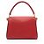 Borsa Satchel Double V Louis Vuitton in pelle di vitello e canvas Monogram Rosso - vista 3