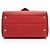 Borsa Satchel Double V Louis Vuitton in pelle di vitello e canvas Monogram Rosso - vista 4