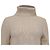 Autre Marque Kaschmir-Rollkragenpullover mit Totenkopf-Motiv in Cream Cashmere Weiß Roh - Ansicht 2