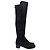Stivali sopra il ginocchio Stuart Weitzman Reserve in camoscio nero