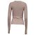 Autre Marque Éterne Langarmshirt aus Rippstrick aus hellrosa Baumwolle Pink - Ansicht 4