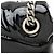 Borsa a spalla LouLou Small in pelle verniciata monogram Saint Laurent Nero - vista 10