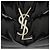 Borsa a spalla LouLou Small in pelle verniciata monogram Saint Laurent Nero - vista 9