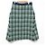 Autre Marque Falda de tweed a cuadros con flecos Drawer Azul Azul claro