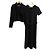 Autre Marque INGEBORG Strick 2-Way Jackenkleid Ensemble Schwarz