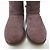 Autre Marque Stivali in pelle di pecora UGG BAILEY BOW Porpora - vista 3