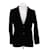 Yves Saint Laurent Veste en velours noir  - vue 1