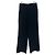 Autre Marque Pantalones negros anchos con botones