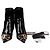 Balenciaga Botines de piel charol negra Negro