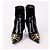Balenciaga Botines de piel charol negra Negro - vista 4