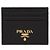 Prada Tarjetero Saffiano Logo Black Negro