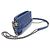 Chanel Borsa a tracolla Gabriel Mini in vitello vernice sfumata blu - vista 3