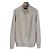 Loro Piana Baby-Kaschmir Strickpullover mit Reißverschluss, Ivory Weiß
