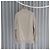 Loro Piana Baby-Kaschmir Strickpullover mit Reißverschluss, Ivory Weiß - Ansicht 7