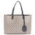 Gucci Borsa Shopper e Borsa a Tracolla Reversibili in PVC con Logo GG Marrone - vista 10