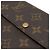 Cartera Larga Louis Vuitton Monogram Castaño - vista 5