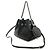 Borsa a tracolla Louis Vuitton Mahina Bella Nero - vista 3