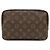 Louis Vuitton Monogram Clutch Handtasche Braun - Ansicht 2