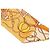 Hermès Hermes Twilly Coup de Fouet au Bloc Scarf Muffler Arancione - vista 2