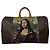 Borsa Louis Vuitton Keepall 50 Mona Lisa Arazzo Personalizzato Marrone Blu Multicolore