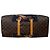Borsa Louis Vuitton Keepall 50 Mona Lisa Arazzo Personalizzato Marrone Blu Multicolore - vista 3