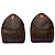Borsa Louis Vuitton Keepall 50 Mona Lisa Arazzo Personalizzato Marrone Blu Multicolore - vista 4