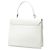 Borsa Salvatore Ferragamo Gancini Argento Bianco - vista 2