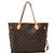 Borsa a tracolla Louis Vuitton Monogram Neverfull MM Marrone Rosa