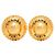 Orecchini a clip Chanel Vintage Logo D'oro