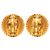 Orecchini a clip Chanel Vintage Logo D'oro - vista 2