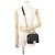 Borsa a tracolla con catena Chanel Boy AS3018 Nero - vista 5