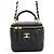 Borsa a tracolla con catena Chanel Small Vanity Case Nero