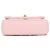 Borsa a tracolla con catena in pelle rosa Chanel - vista 3