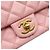 Borsa a tracolla con catena in pelle rosa Chanel - vista 7
