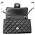 Timeless Borsa a tracolla Chanel Mini Matelassé nera con catena Nero - vista 5