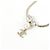 Collana Chanel in perle artificiali oro e bianche Bianco D'oro - vista 3