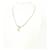 Collana Chanel in perle artificiali oro e bianche Bianco D'oro - vista 6