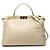 Borsa Fendi Peekaboo Large Bianco Crudo