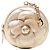 Monedero Chanel Camellia Matelassé Dorado