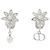 Orecchini Christian Dior Bloom Argento Bianco