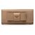 Prada Logo Ribbon Bi-fold Long Wallet Beige