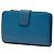 Cartera bi-fold Prada de piel Saffiano azul - vista 2